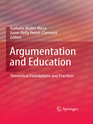 cover image of Argumentation and Education